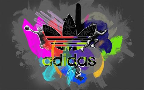 adidas logo met kleur achtergrond|adidas colorful logo.